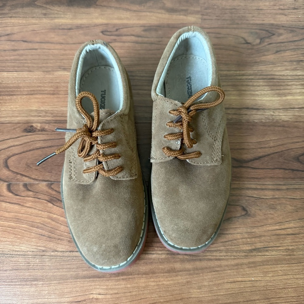 Tucker + Tate | Brown Suede Lace-Up Shoes